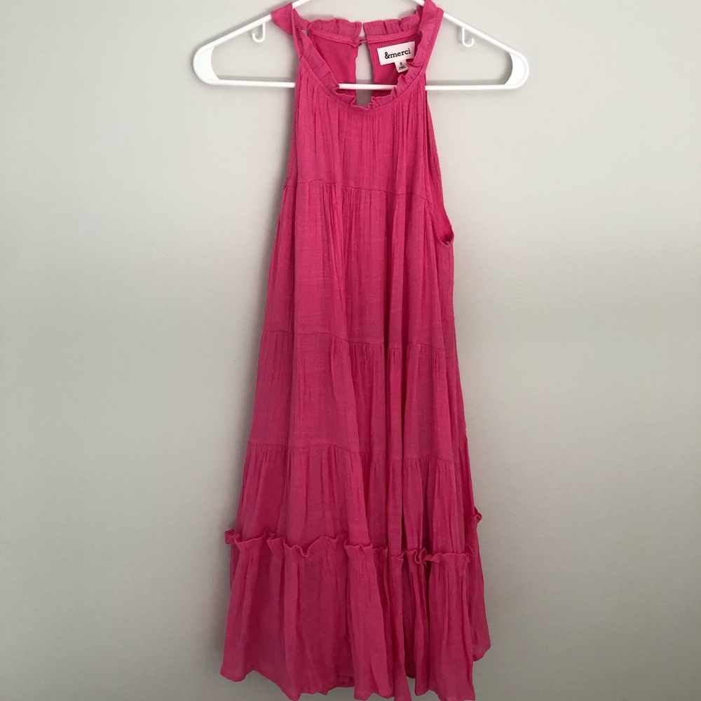 Maternity Dress - Pink - Size Small